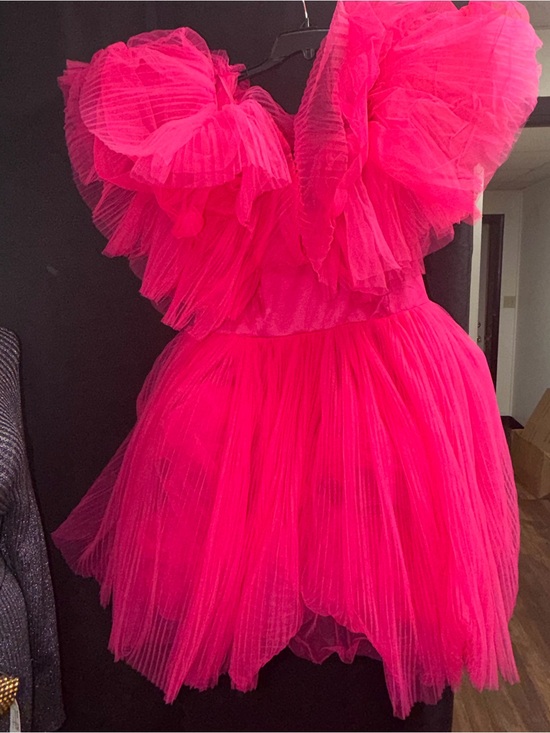 Fashion Nova Dresses & Skirts - Fashion Nova Hot Pink Ruffled Tulle Kids Costume Dress